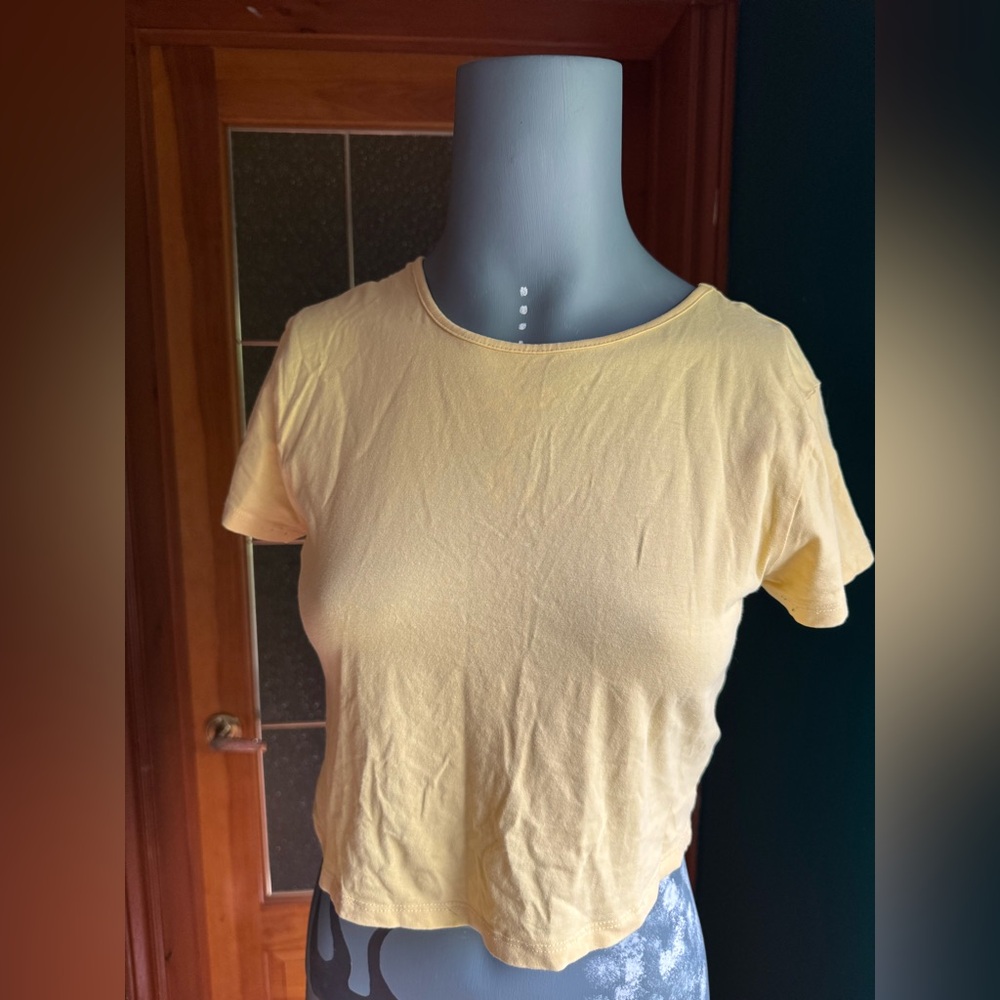 Ardene Light Yellow Women's Crop Top